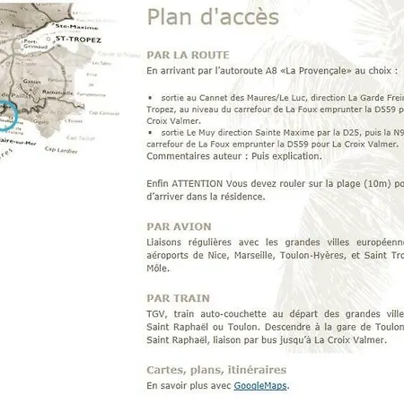 Appartement Les Pieds Dans L’eau La Croix-Valmer